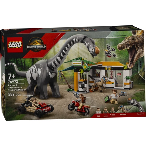[213602] LEGO Jurassic World 76973 Raptor Titanosaurus Tracking Mission