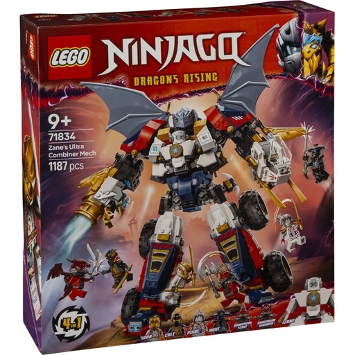 [213665] LEGO NINJAGO 71834 Zanes Ultra Combiner Mech
