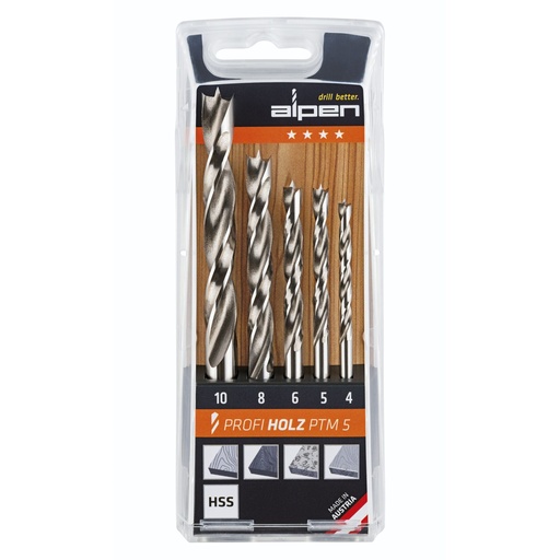 [848990] Alpen PTM 5 Profi Holz 4-5-6-8- 10
