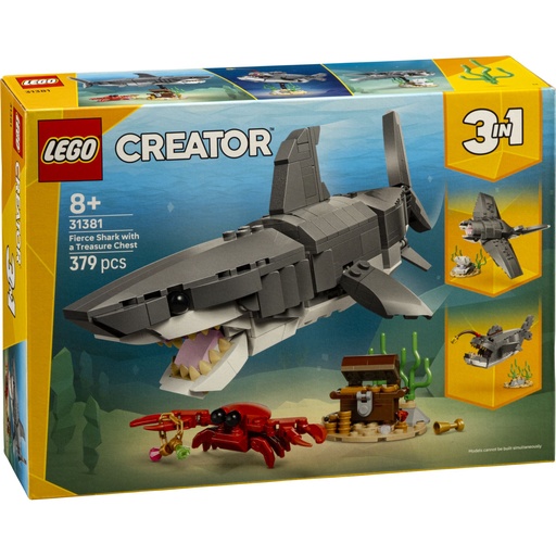 [227147] LEGO Creator 31381 Fierce Shark with a Treasure Chest