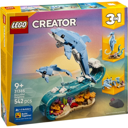 [227154] LEGO Creator 31385 Sea Animals: Beautiful Dolphins