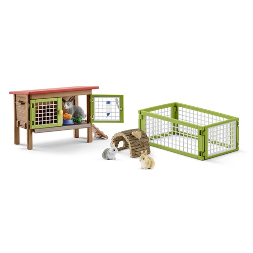 [335911] Schleich Farm World        42420 Rabbit Hutch