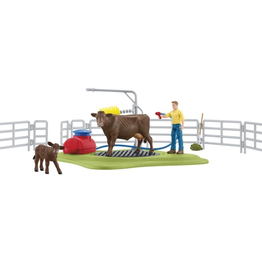 [627986] Schleich Farm World    42529 Happy Cow Wash