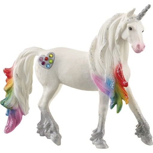 [697314] Schleich bayala         70725 Rainbow Unicorn Stallion