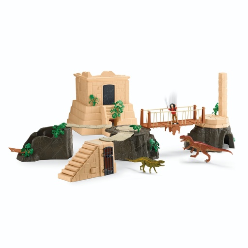 [875884] Schleich Dinosaurs Conquest of the Dino Temple- Mega Set 42656