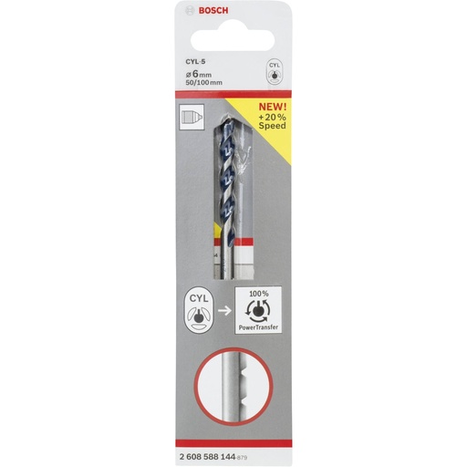 [475344] Bosch 1 Drill Bit CYL-5 6x50x100mm