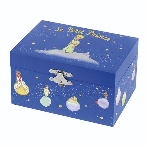 [823818] Trousselier Jewellery Music Box Little Prince, Blue, Night Glow