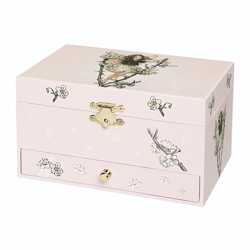 [823937] Trousselier Jewellery Music Box Flower Fairies, Night Glow