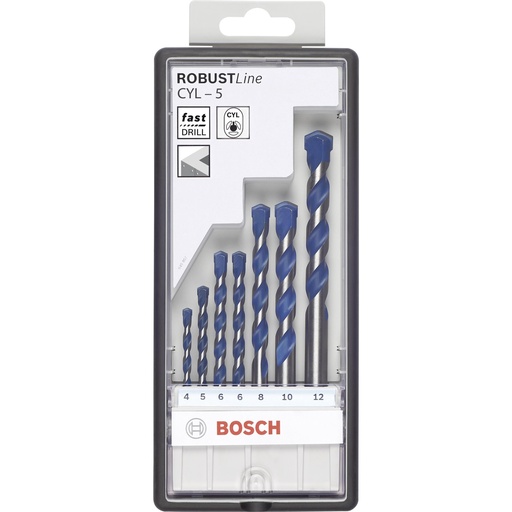 [599678] Bosch 7pcs. Robustline Concrete Drill Bit Set CYL-5:4-10mm