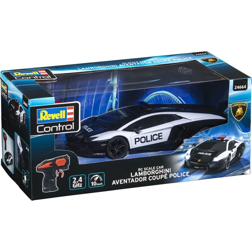 [804358] Revell RC Scale Car Lamborghini Aventador Police