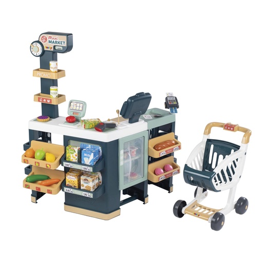 [804190] Smoby Maxi Supermarket with Shopping Trolley