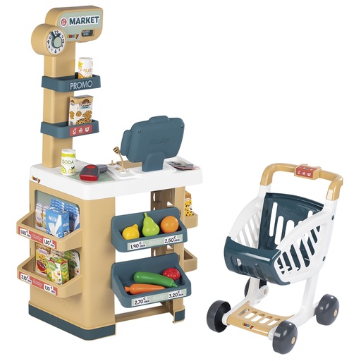 [812618] Smoby Supermarket with Shopping Trolley    Modell 2023