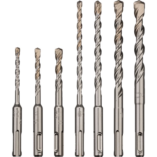 [724488] Makita B-49046            7pcs SDS-VPLUS Drill Bit Set Nr.1