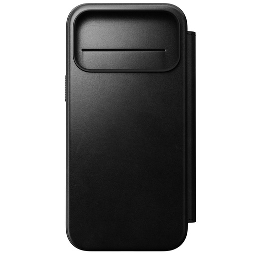 [175760] Nomad Modern Leather Folio iPhone 17 Pro Max Black Horween