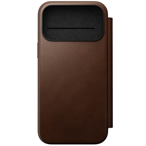 [175774] Nomad Modern Leather Folio iPhone 17 Pro Max Brown