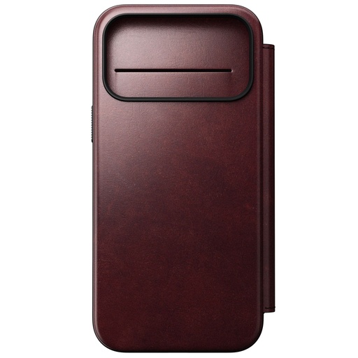 [175781] Nomad Modern Leather Folio iPhone 17 Pro Max Burgundy H.