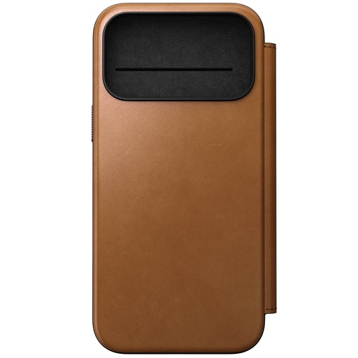 [175788] Nomad Modern Leather Folio iPhone 17 Pro Max English Tan