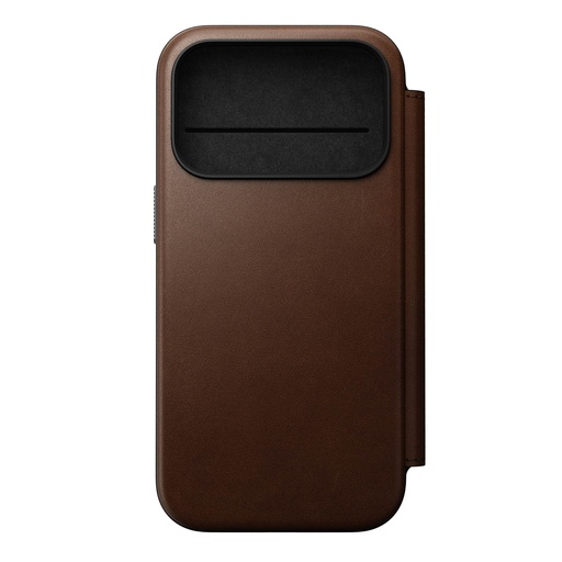 [175823] Nomad Modern Leather Folio iPhone 17 Pro Brown