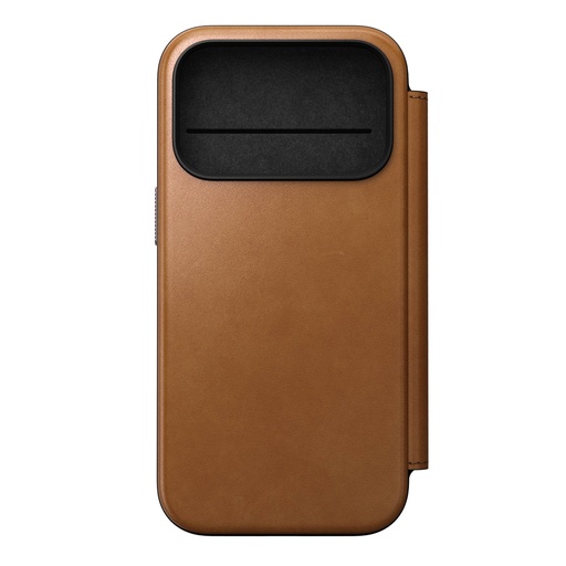 [175837] Nomad Modern Leather Folio iPhone 17 Pro English Tan
