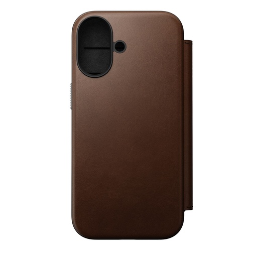 [175865] Nomad Modern Leather Folio iPhone 17 Brown