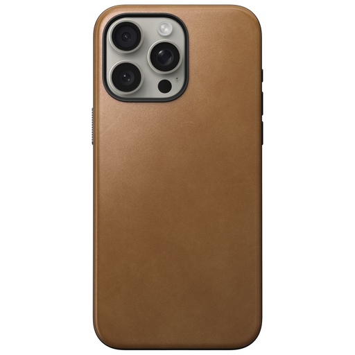 [815033] Nomad Modern Leather Case iPhone 15 Pro Max English Tan