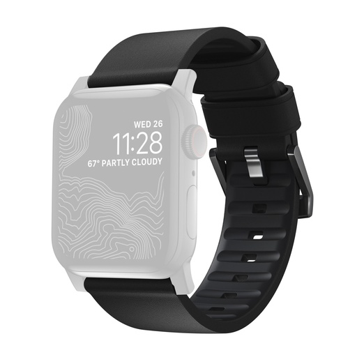 [588051] Nomad Modern Strap Blk Actv Lthr Connect Blk 42/44/45/49 ProV2