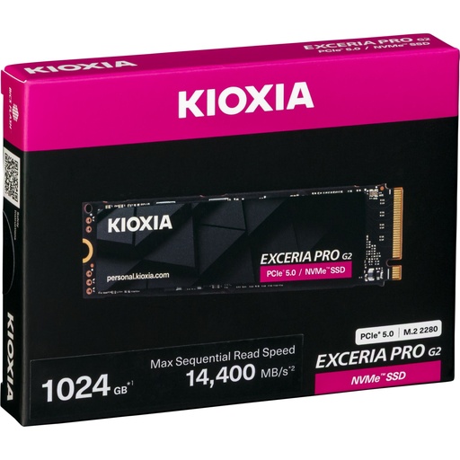 [218054] KIOXIA EXCERIA PRO G2        1TB M.2 2280 PCIe 5.0   LVE10Z1T02G8
