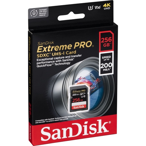 [732776] SanDisk Extreme Pro SDXC   256GB UHS-I C10 U3 V30