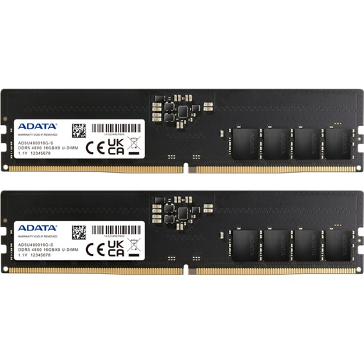 [206910] ADATA DDR5 4800 U-DIMM      32GB Dual Box 2x16GB