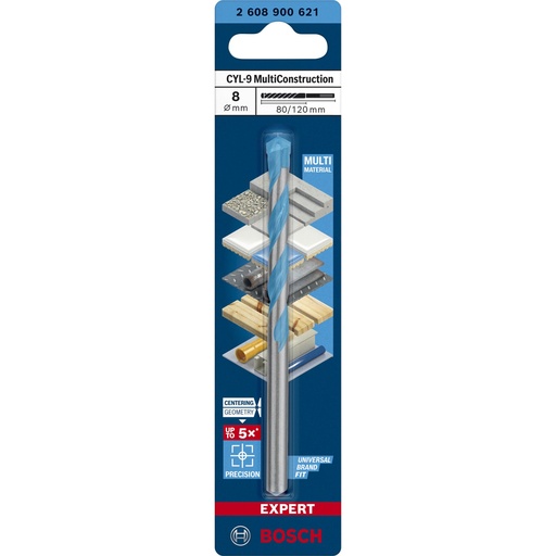 [777030] Bosch  CYL-9 MC Drill  8x80x120 EXPERT