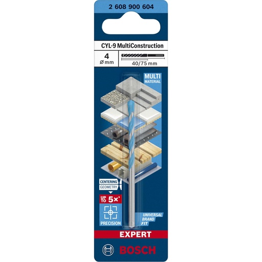 [777051] Bosch  CYL-9 MC Drill  4x40x75mm EXPERT