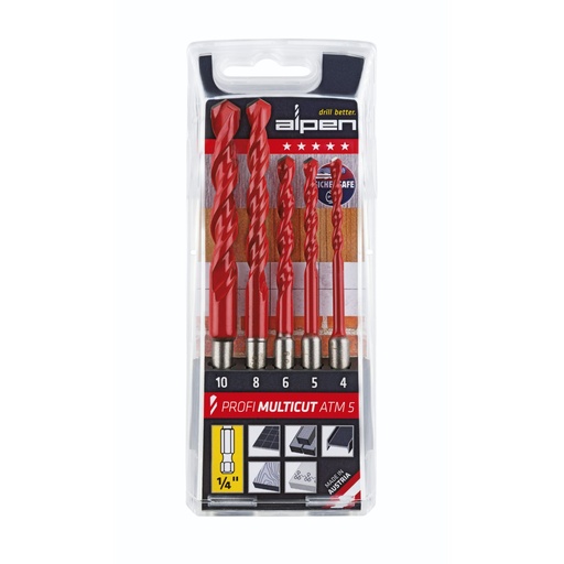 [848675] Alpen Profi Multicut ATM 5 hexagonal 4-5-6-8-10