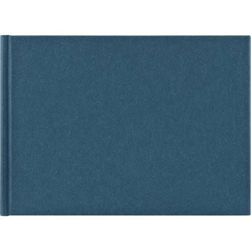 [863277] Hama Wrinkled Bookbound 24x17 36 white pages blue 7612