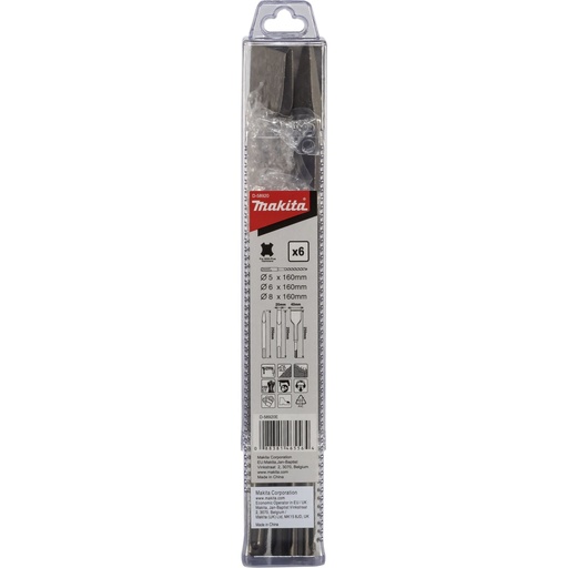 [144988] Makita SDS+ Bohrer/Meissel-Set 6tlg
