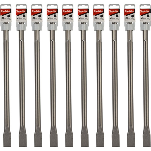 [145121] Makita Flachmeissel 10er Pack SDS-MAX 25x400mm