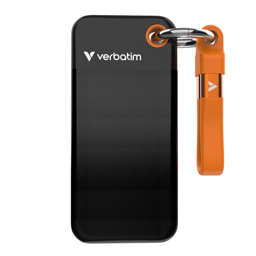 [114041] Verbatim Pocket SSD USB 3.2  2TB Black/Orange               32197