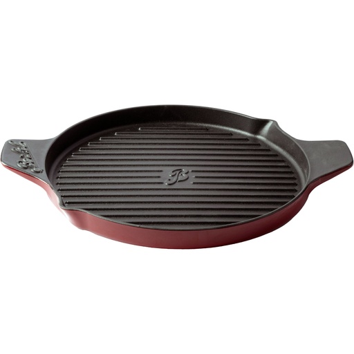 [236254] Berkel Grill Pan Cast Iron, red
