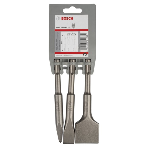 [545274] Bosch chisel set SDS plus 3 pcs  140 mm