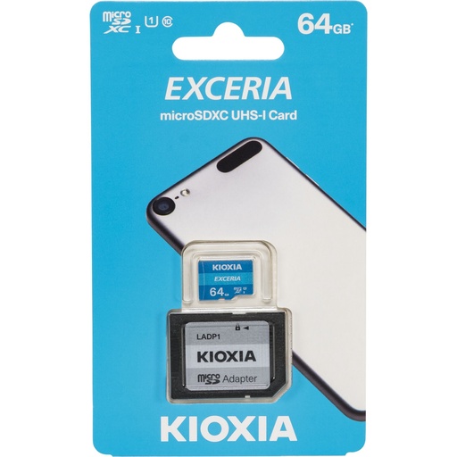 [553590] Kioxia Exceria microSDXC 64GB Class 10 UHS-1