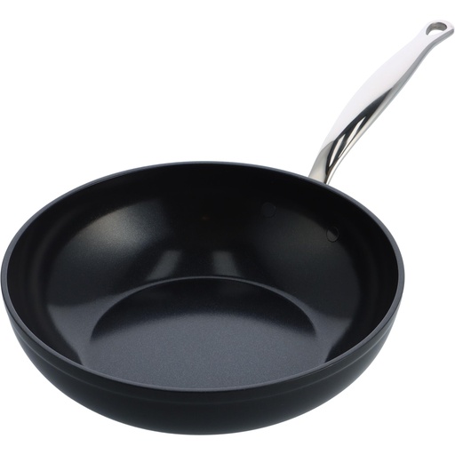 [238221] GreenPan Barcelona Pro Wok 28cm Black