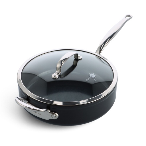 [238235] GreenPan Barcelona Pro Sauté Pan 28cm Black