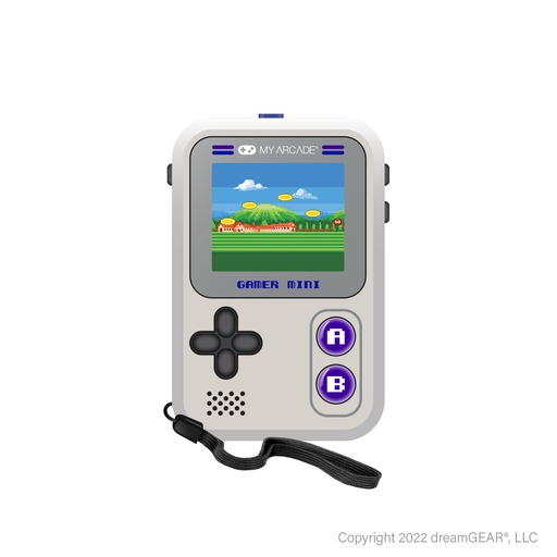[238725] dreamGear My Arcade Gamer Mini Classic Gray & Purple