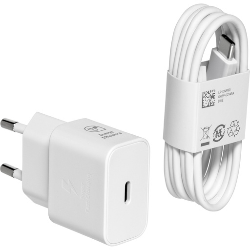 [828886] Samsung USB-C Charger 25W incl. USB-C Cable white