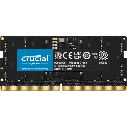 [813920] Crucial DDR5-5600           24GB SODIMM CL46 (16Gbit)