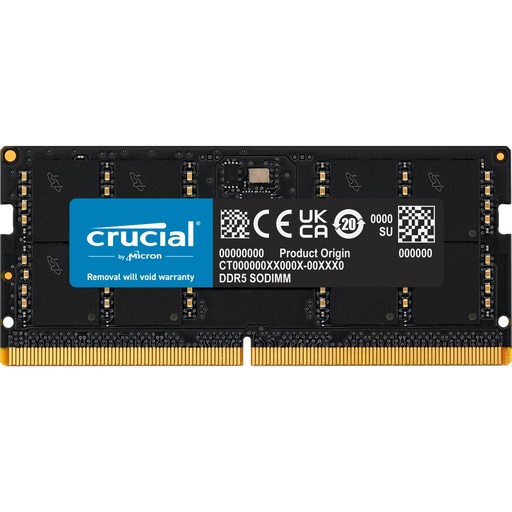 [813934] Crucial DDR5-5600           48GB SODIMM CL46 (16Gbit)