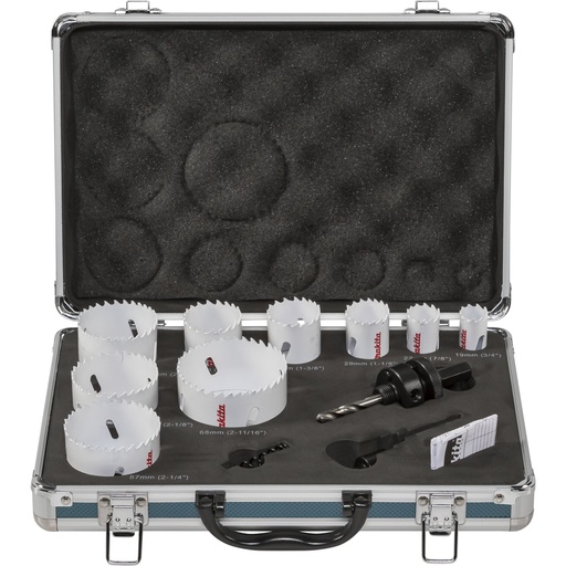 [806612] Makita D-47282 BIM Hole Saw Set 12 pieces