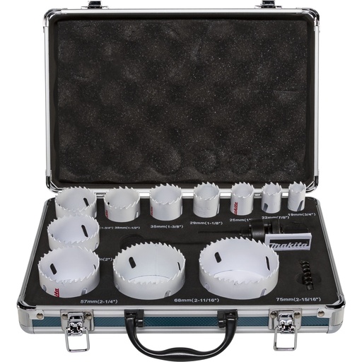 [806619] Makita D-47298 BIM Hole Saw Set 14 pieces