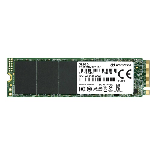 [494279] Transcend SSD MTE110S      512GB NVMe PCIe Gen3 x4
