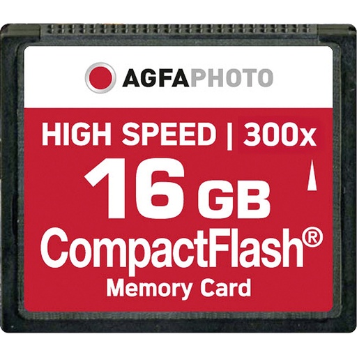 [368417] AgfaPhoto Compact Flash     16GB High Speed 300x MLC