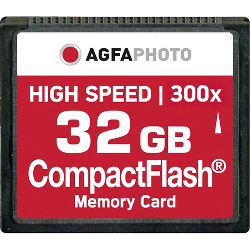[368445] AgfaPhoto Compact Flash     32GB High Speed 300x MLC
